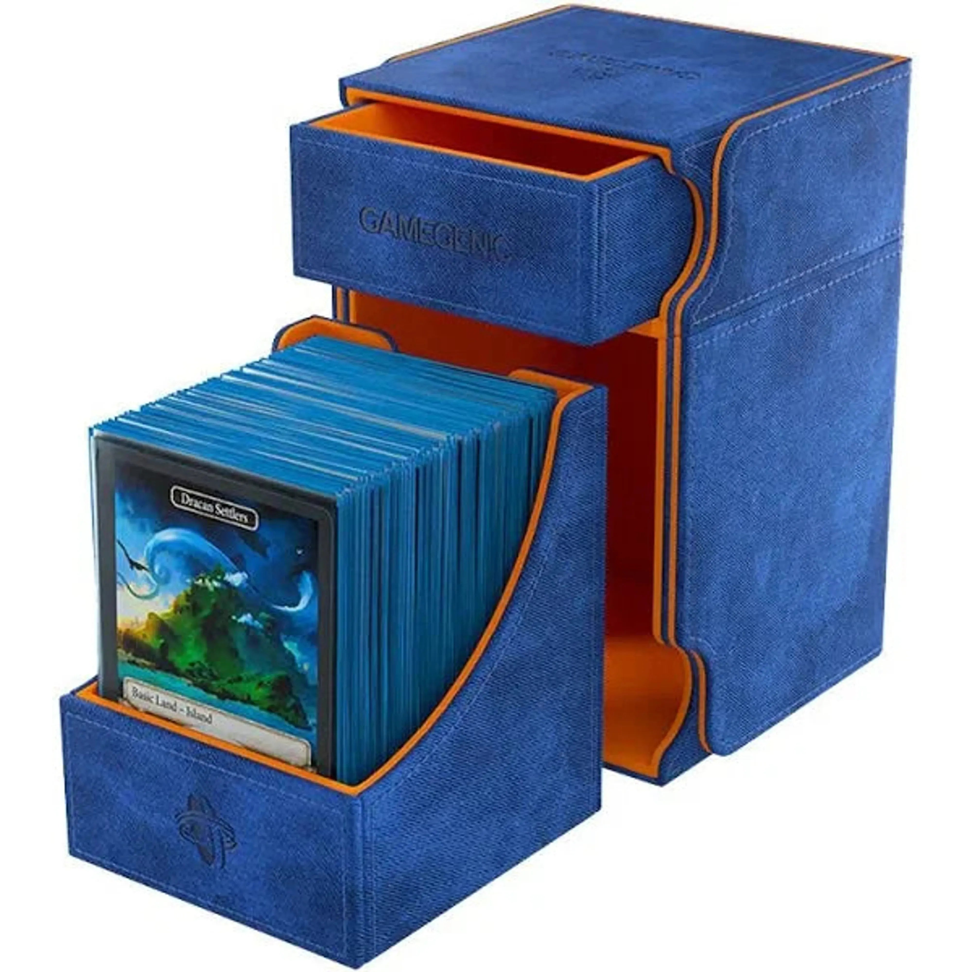Blue/Orange Watchtower 100+ XL Deck Box