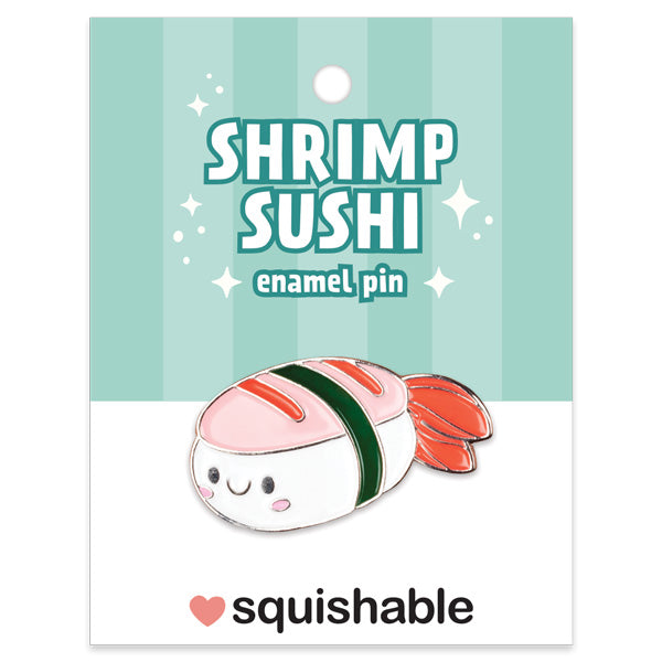 Squishable: Shrimp Sushi Enamel Pin