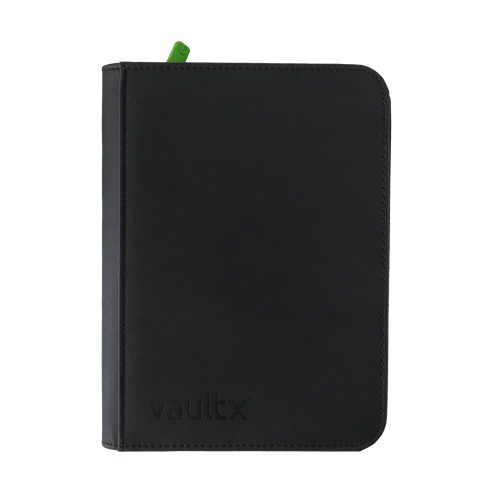 Vault X: Signature Black 4-Pocket Exo-Tec Zip Binder