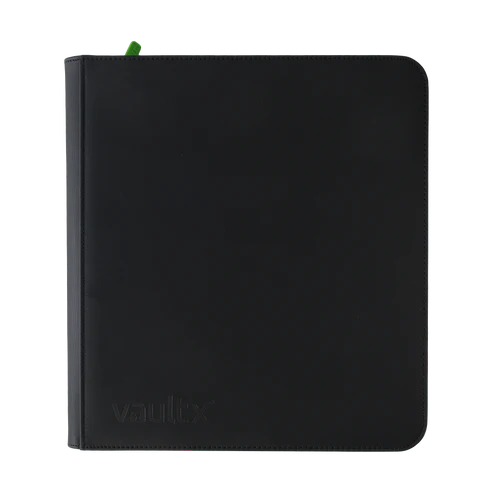 Vault X: Signature Black 12-Pocket Exo-Tec Zip Binder