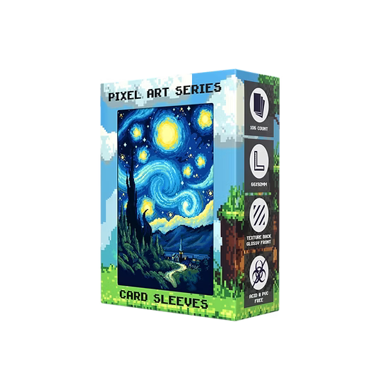 Realm Guard: Pixel Art Sleeves - Starry Night