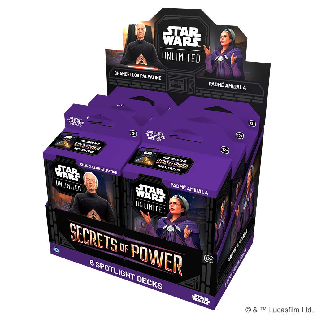 Star Wars Unlimited: Secrets of Power - Spotlight Deck (Set of 2) (Preorder Expected Release 11/07/2025)