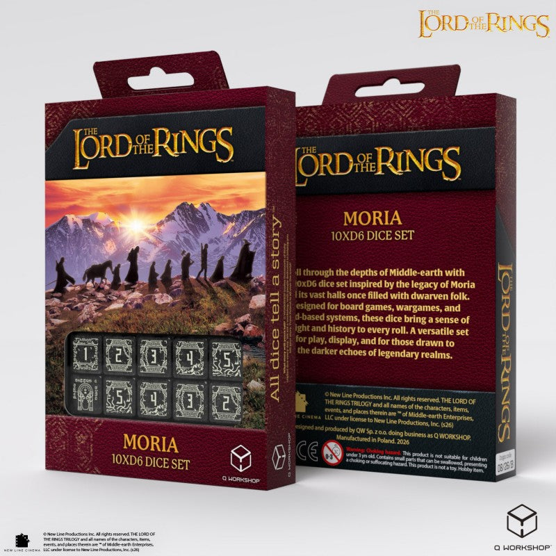 Lord of the Rings: Moria D6 Set 10ct