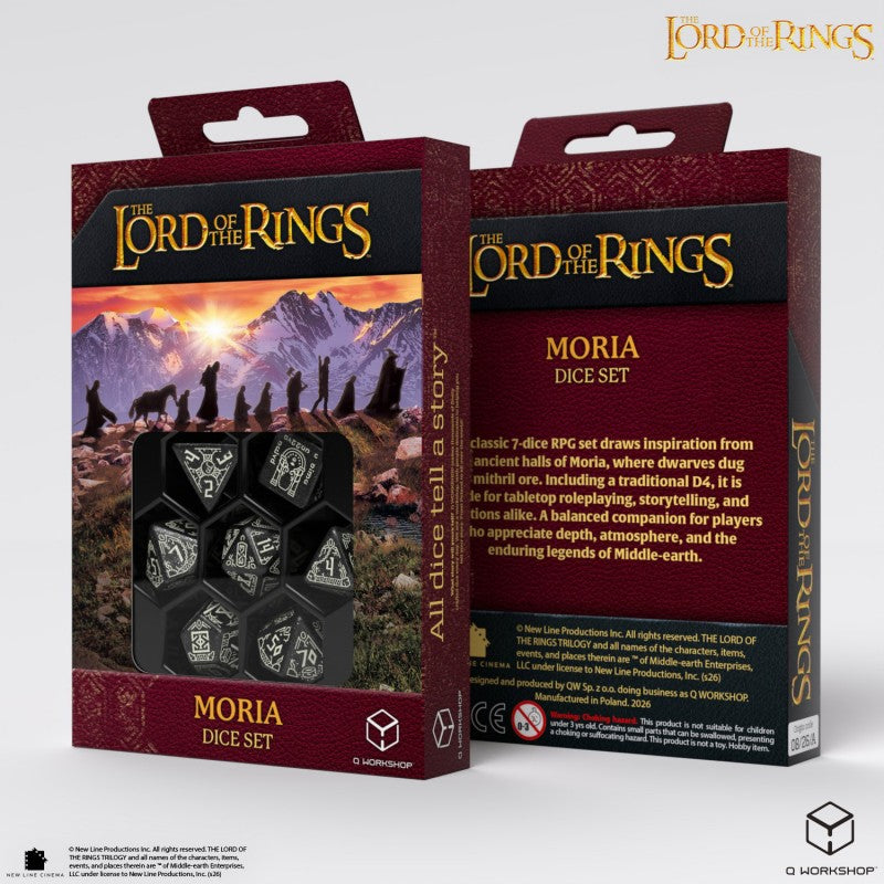 Lord of the Rings: Moria Set of 7 Polyhedral Dice
