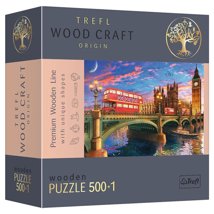 Palace of Westminster, Big Ben, London 501pc Woodcraft Puzzle