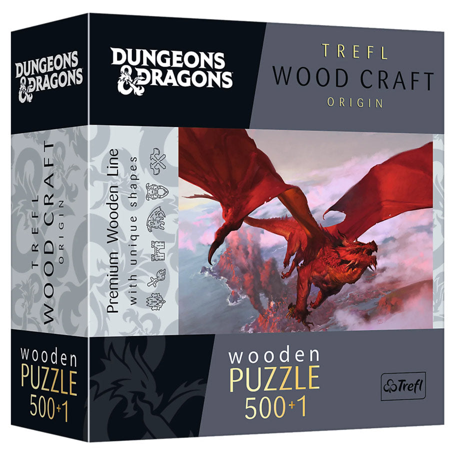 Dungeons & Dragons Ancient Red Dragon 501pc Woodcraft Puzzle