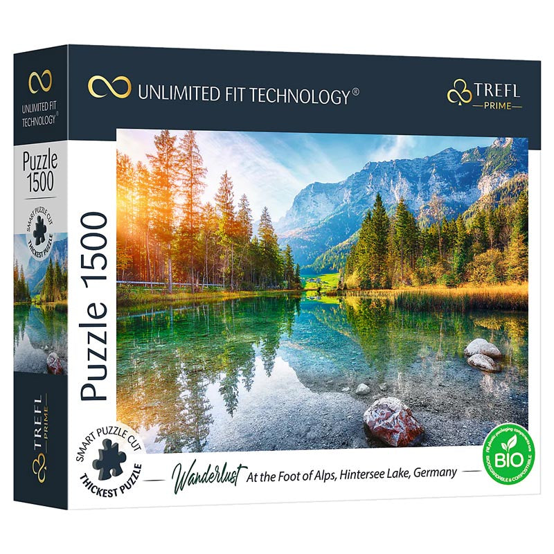 Wanderlust: At the Foot of Alps, Hintersee Lake, Germany 1500pc Puzzle