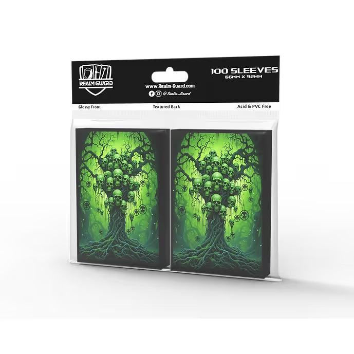 Realm Guard: Art Sleeves - Green/Black Tree Of The Dead