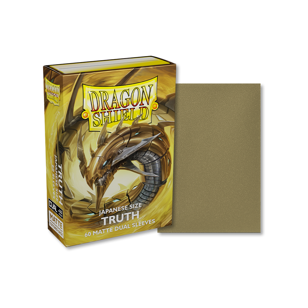 Dragon Shield: Truth Matte Japanese Size 60ct Dual Sleeves