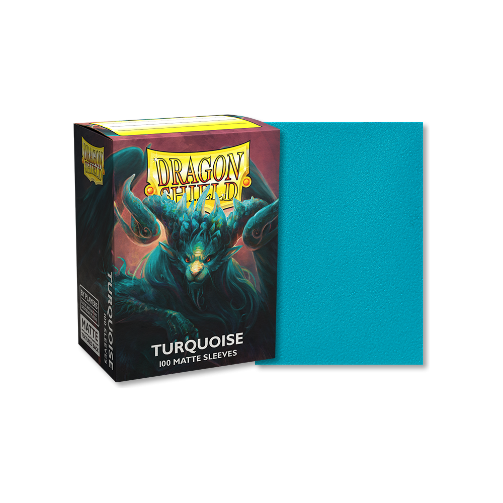 Dragon Shield: Turquoise Matte 100ct Sleeves