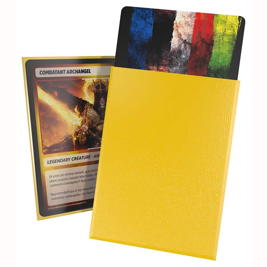 Cortex: Matte Yellow 100ct Standard Sleeves