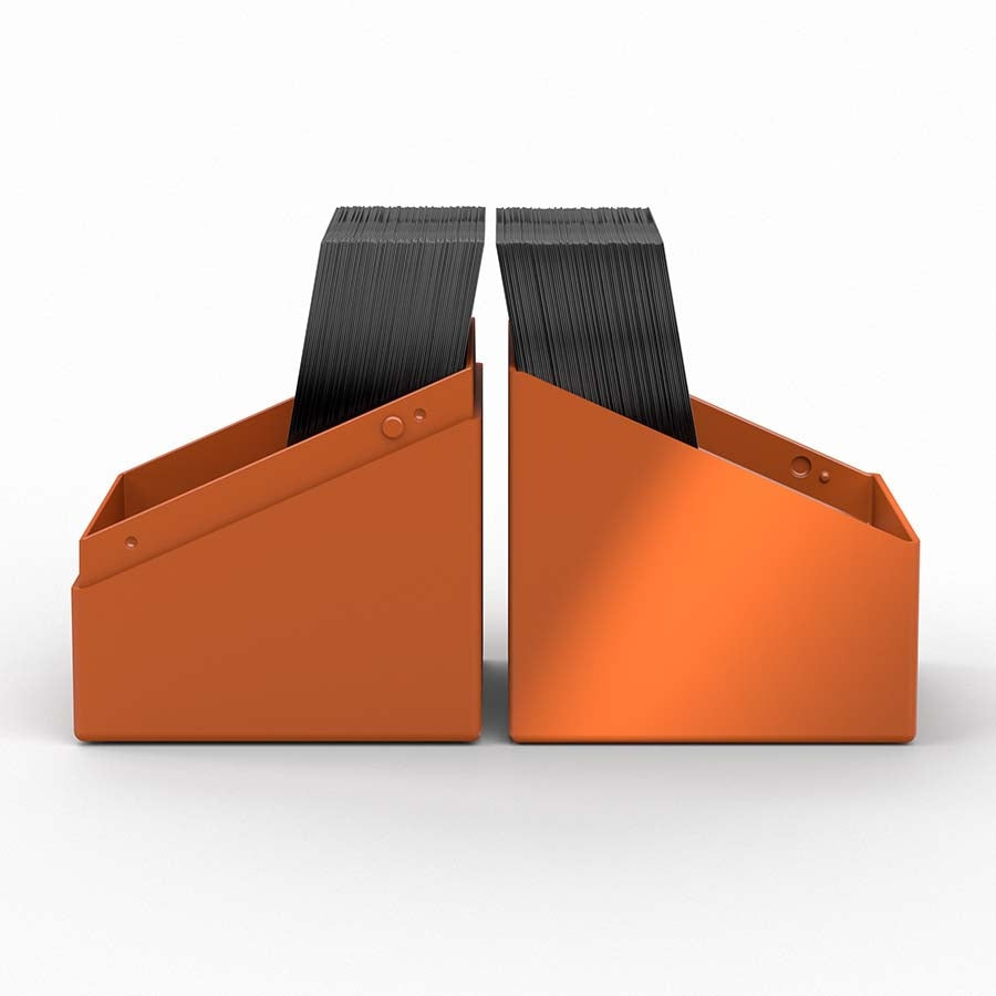 Solid Orange Boulder 100+ Deck Case