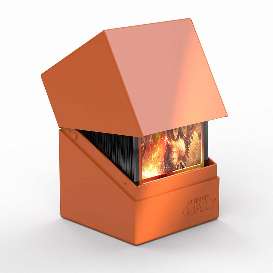 Solid Orange Boulder 100+ Deck Case