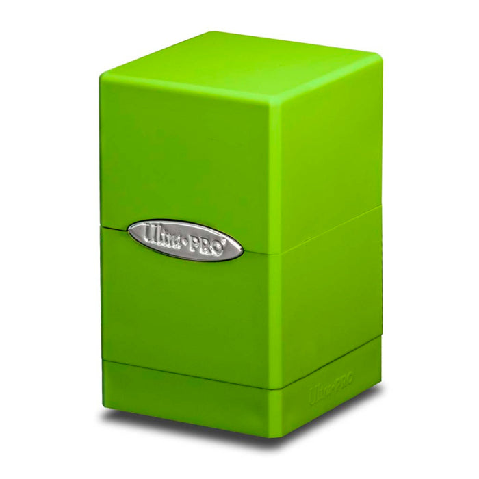 Lime Green Satin Tower Deck Box