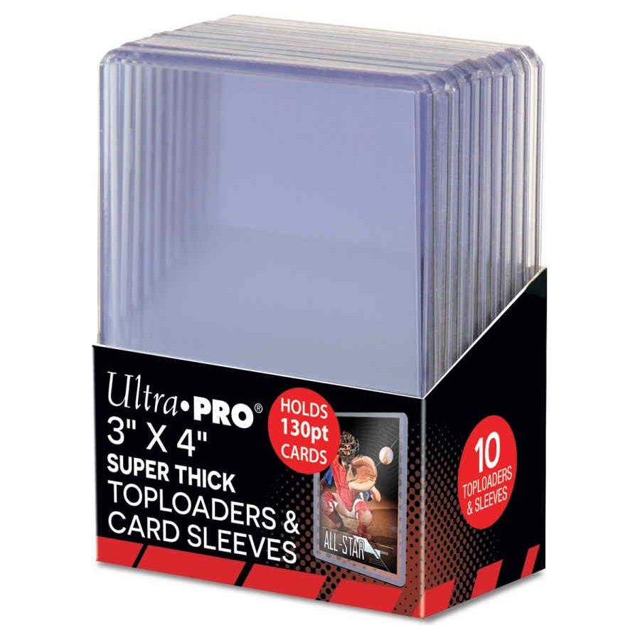 Ultra Pro Toploader and Soft 200ct Standard Size Sleeves Bundle