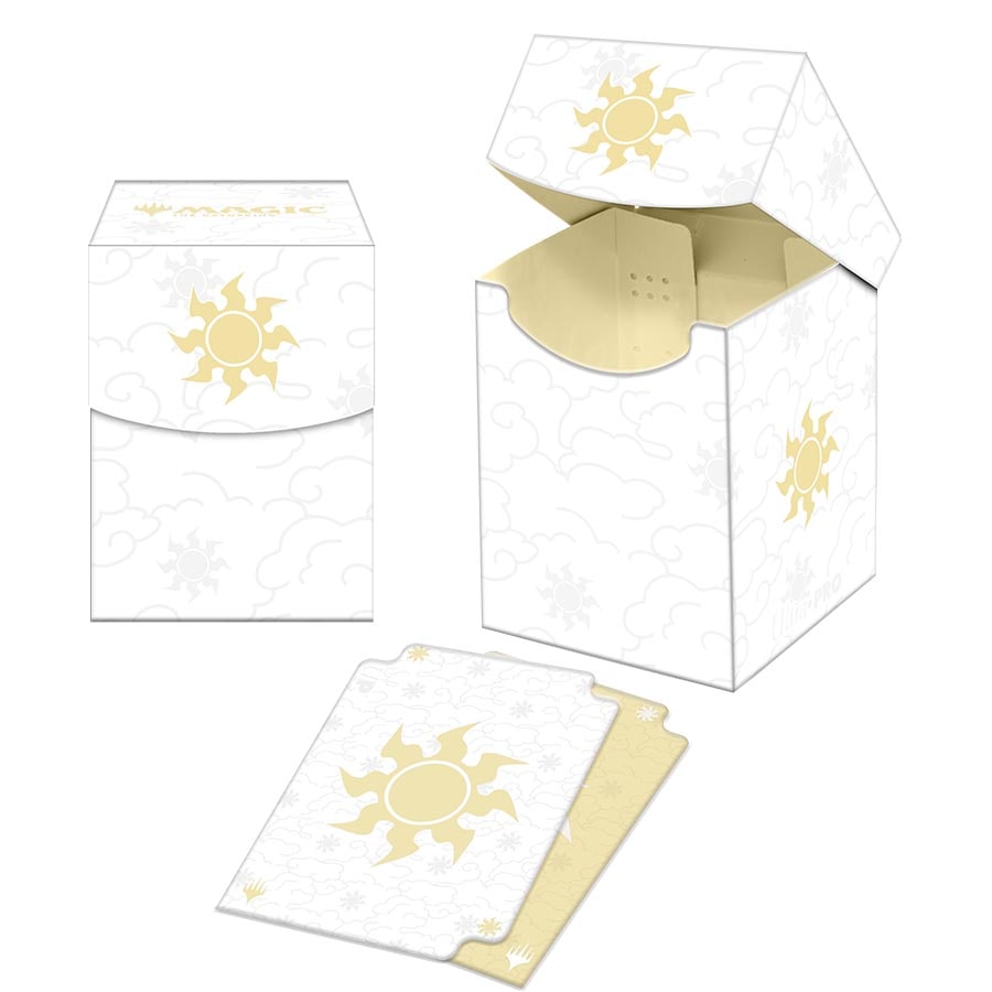 Magic The Gathering: Mana 8 - Plains 100+ Deck Box