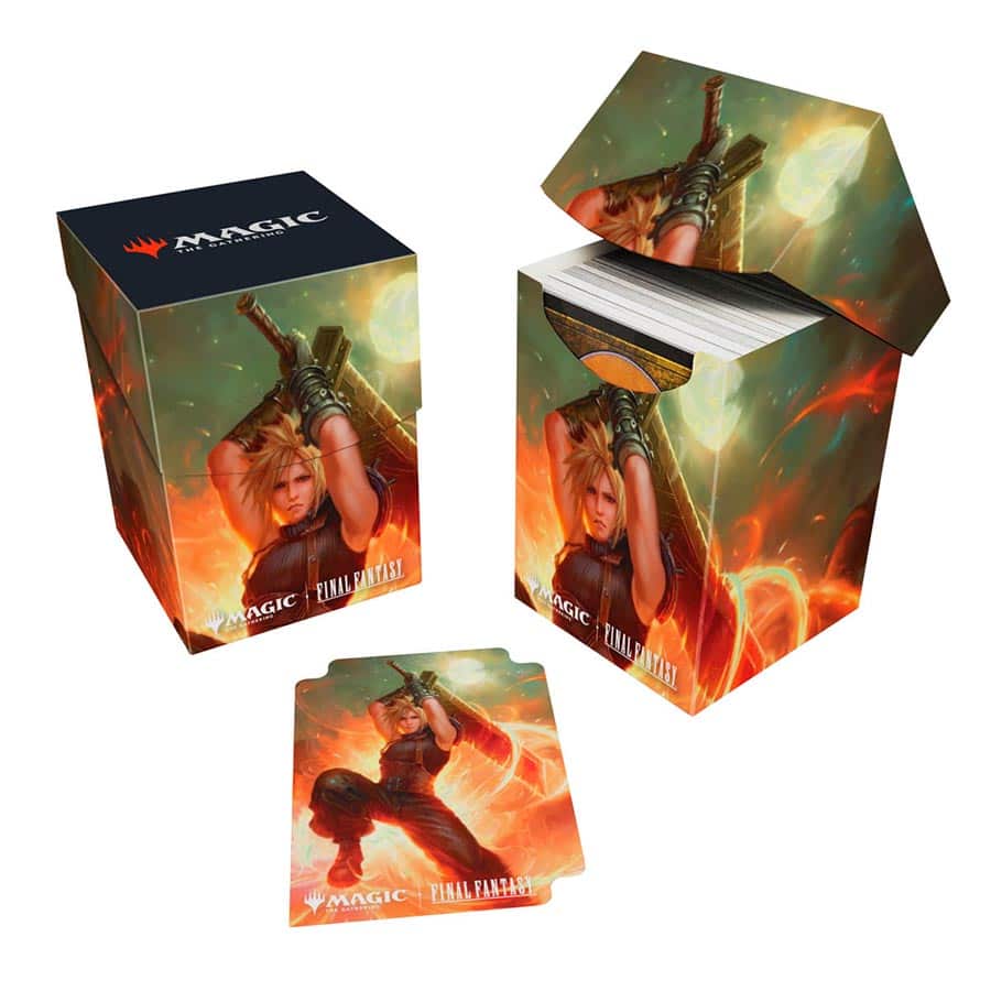 Magic The Gathering: Universes Beyond - Final Fantasy: Cloud, Ex-SOLDIER 100+ Deck Box