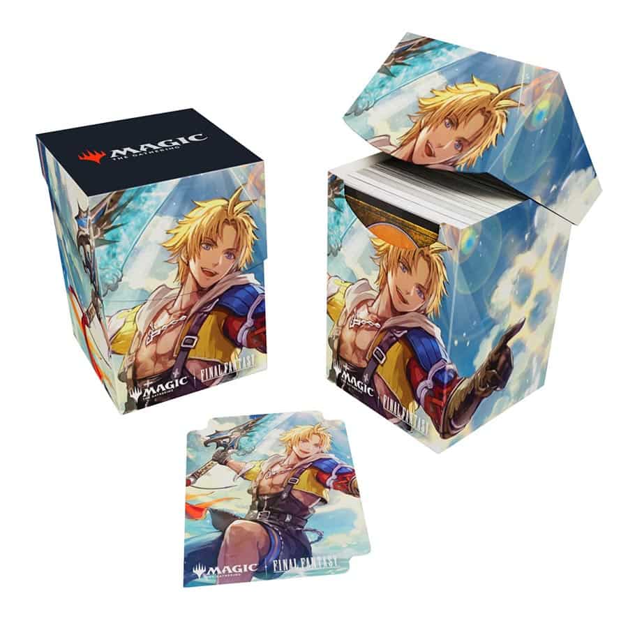 Magic The Gathering: Universes Beyond - Final Fantasy: Tidus, Yuna's Guardian 100+ Deck Box (Preorder Expected Release Q2 2025)