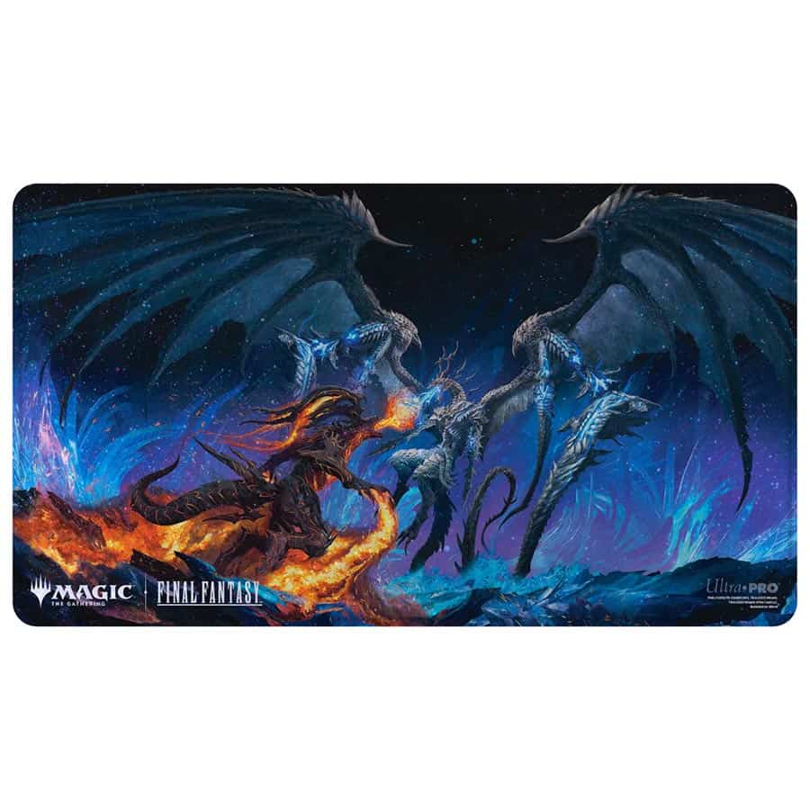 Magic The Gathering: Universes Beyond - Final Fantasy: Bahamut and Ifrit Holofoil Playmat (Preorder Expected Release Q2 2025)