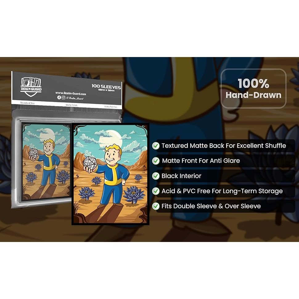 Realm Guard: Art Sleeves - Vault Boy