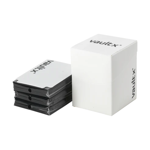 Large White 100+ Deck Box with 150 sleeves