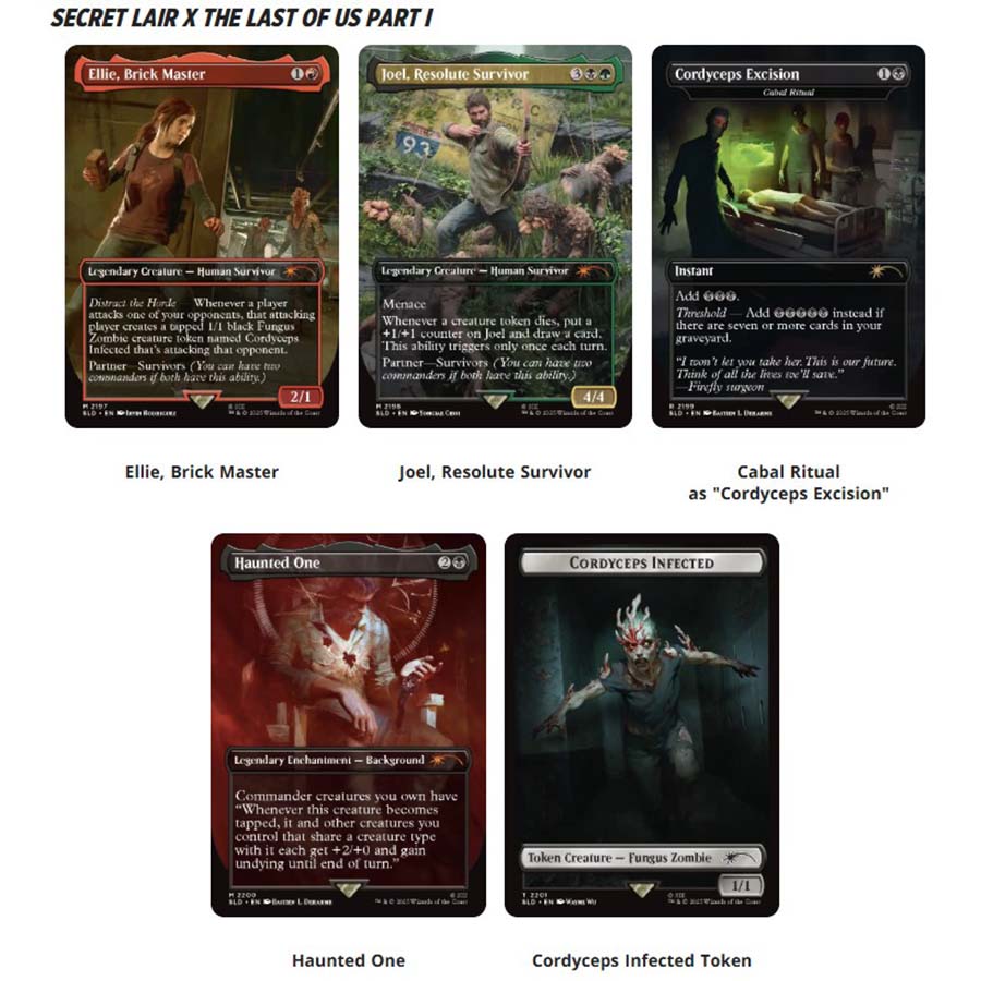 Magic the Gathering: Secret Lair X The Last of Us: Part 1: Chasing Hope: Non-Foil