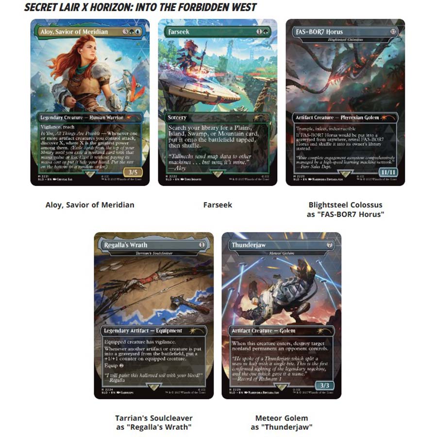 Magic the Gathering: Secret Lair X Horizon: Into the Forbidden West: Non-Foil