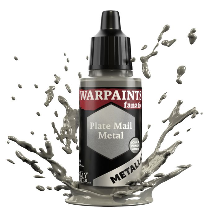 Warpaints Fanatic Metallic: Plate Mail Metal 18ml (Pre-Order Restock)