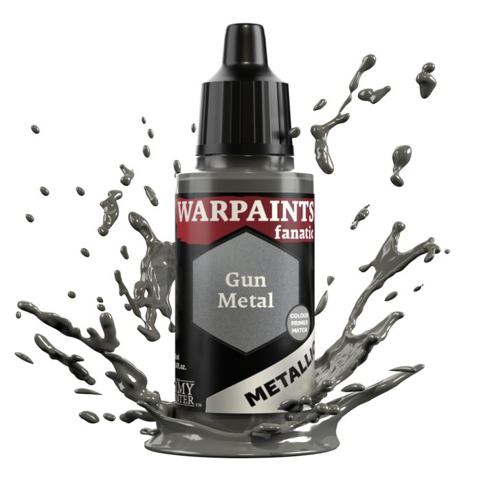 Warpaints Fanatic Metallic: Gun Metal 18mL