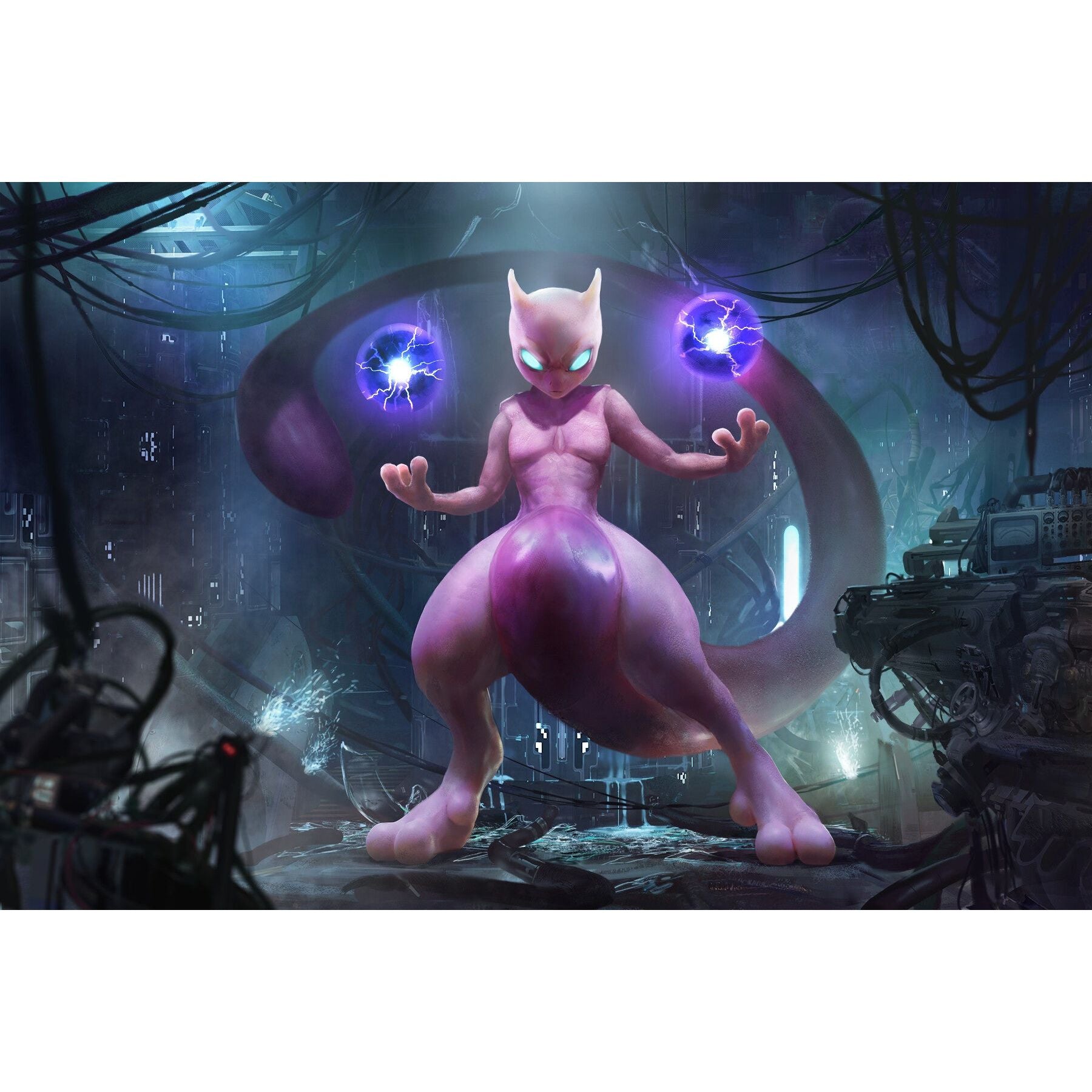 Artist Series: Spectrum Shift - Mewtwo Playmat