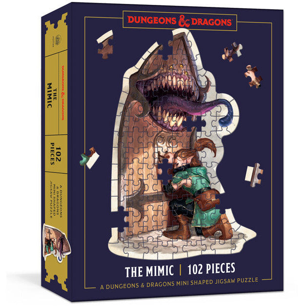 Dungeons & Dragons: Mini Mimic Shaped 102pc Puzzle