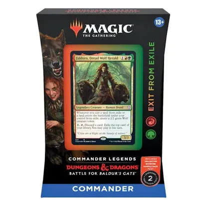 Magic The Gathering: Commander Legends: Battle for Baldur's Gate: Commander Deck Case