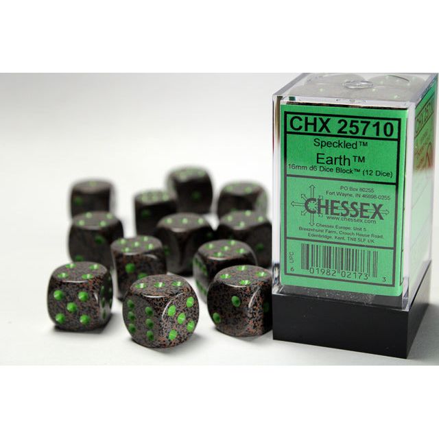 Chessex Speckled Earth Six-Sided 16mm Dice