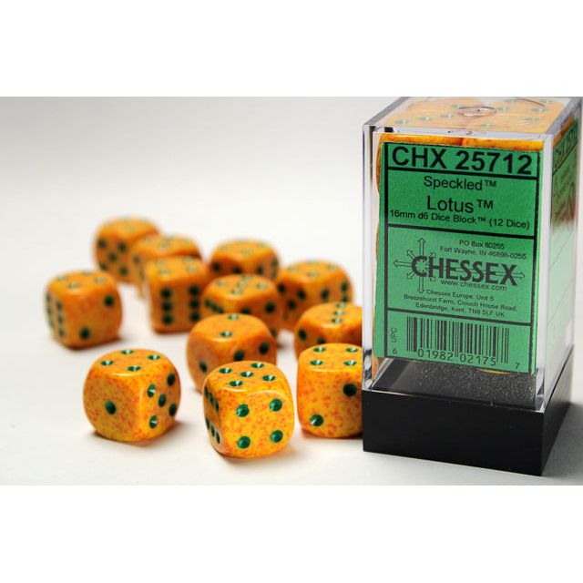 Chessex Speckled Lotus Six-Sided 16mm Dice