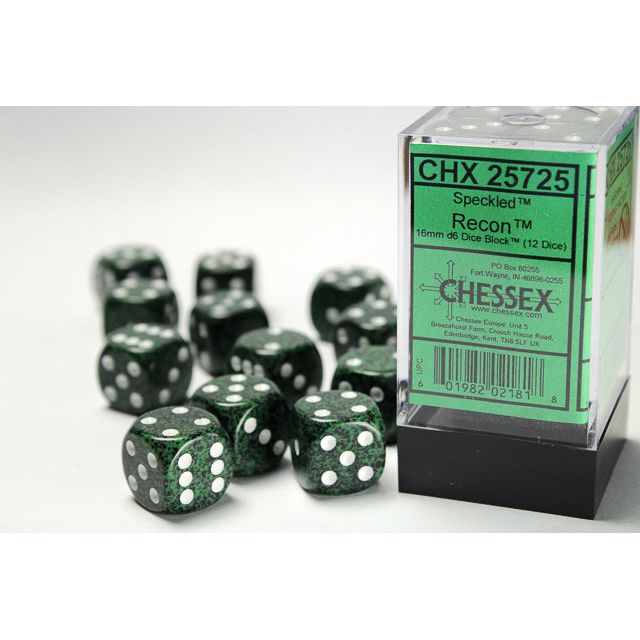 Chessex Speckled Recon Six-Sided 16mm Dice