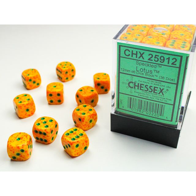 Chessex Speckled Small Lotus Six-Sided 12mm Dice