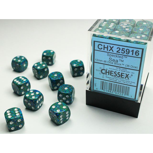 Chessex Speckled Small Sea Six-Sided 12mm Dice