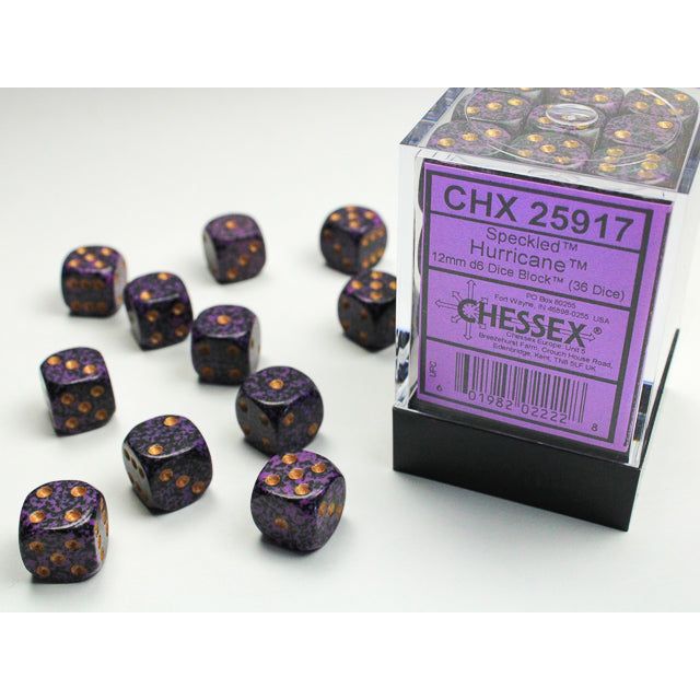 Chessex Speckled Small Hurricane Six-Sided 12mm Dice