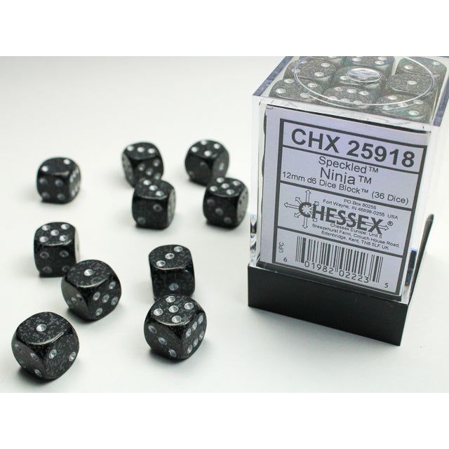 Chessex Speckled Small Ninja Six-Sided 12mm Dice