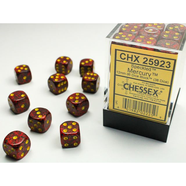 Chessex Speckled Small Mercury Six-Sided 12mm Dice