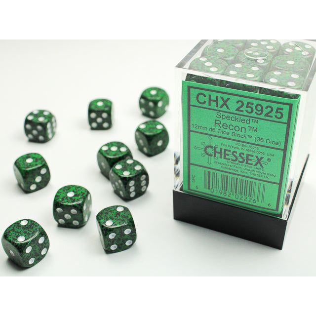 Chessex Speckled Small Recon Six-Sided 12mm Dice