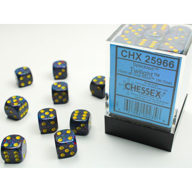 Chessex Speckled Small Twilight Six-Sided 12mm Dice