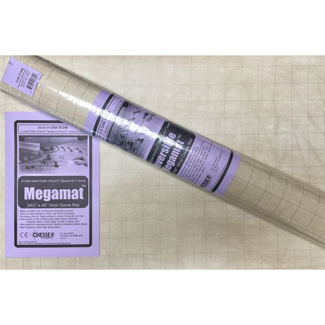 Megamat: Reversible 1" Squares & Hexes