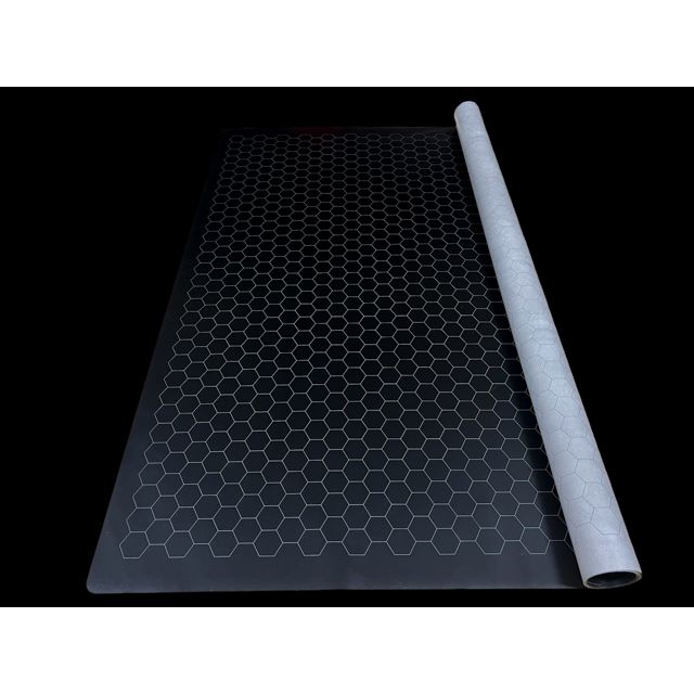 Megamat: Reversible 1" Black/Grey Hexes