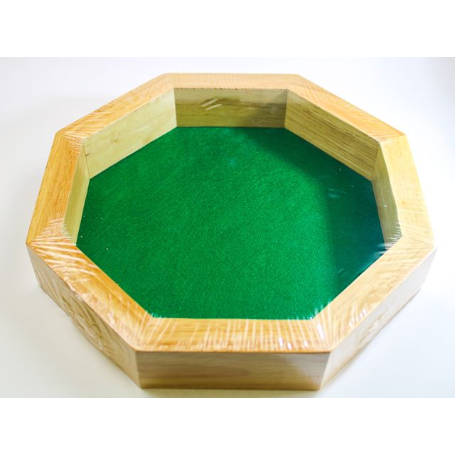 Chessex 10 inch Wood Octagon Shaped Dice Tray