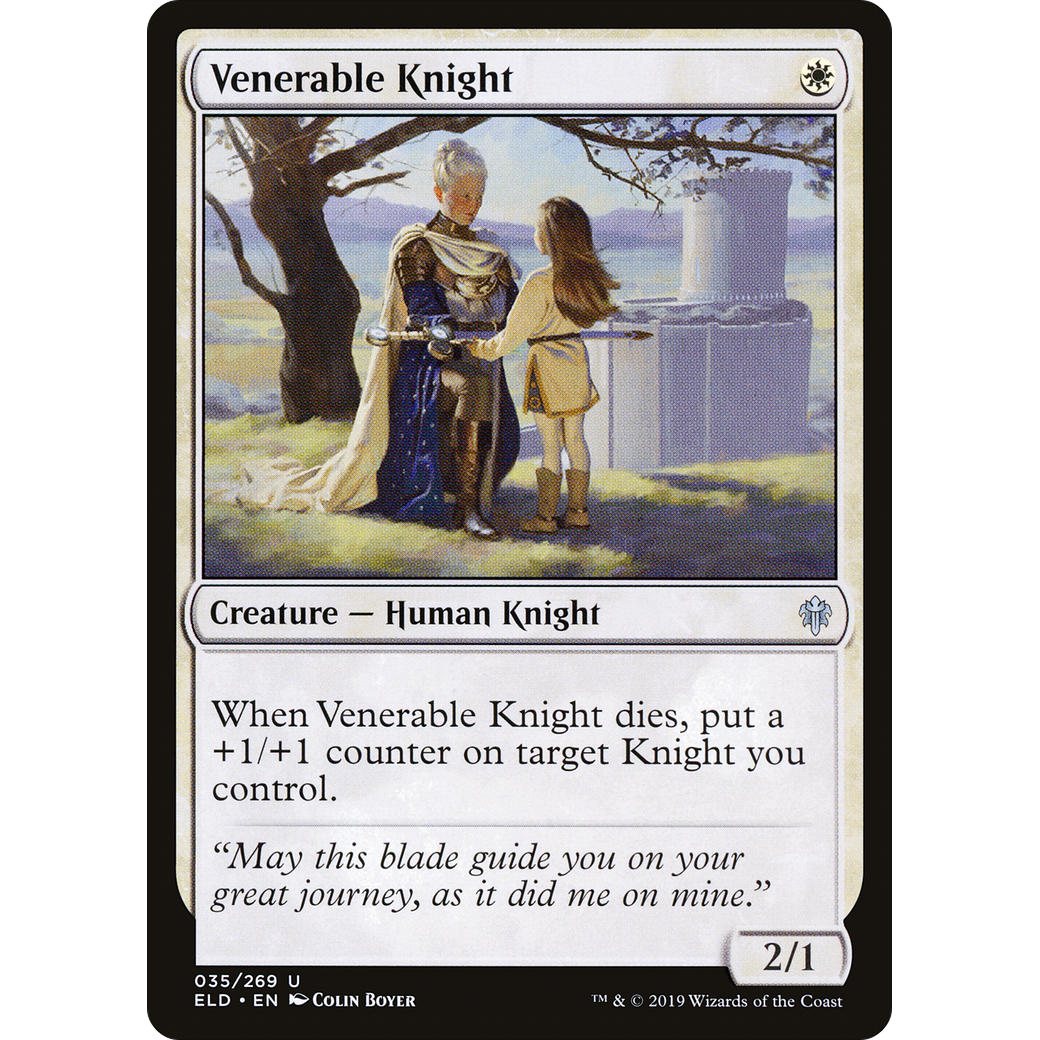 Venerable Knight (ELD-035) - Throne of Eldraine Foil