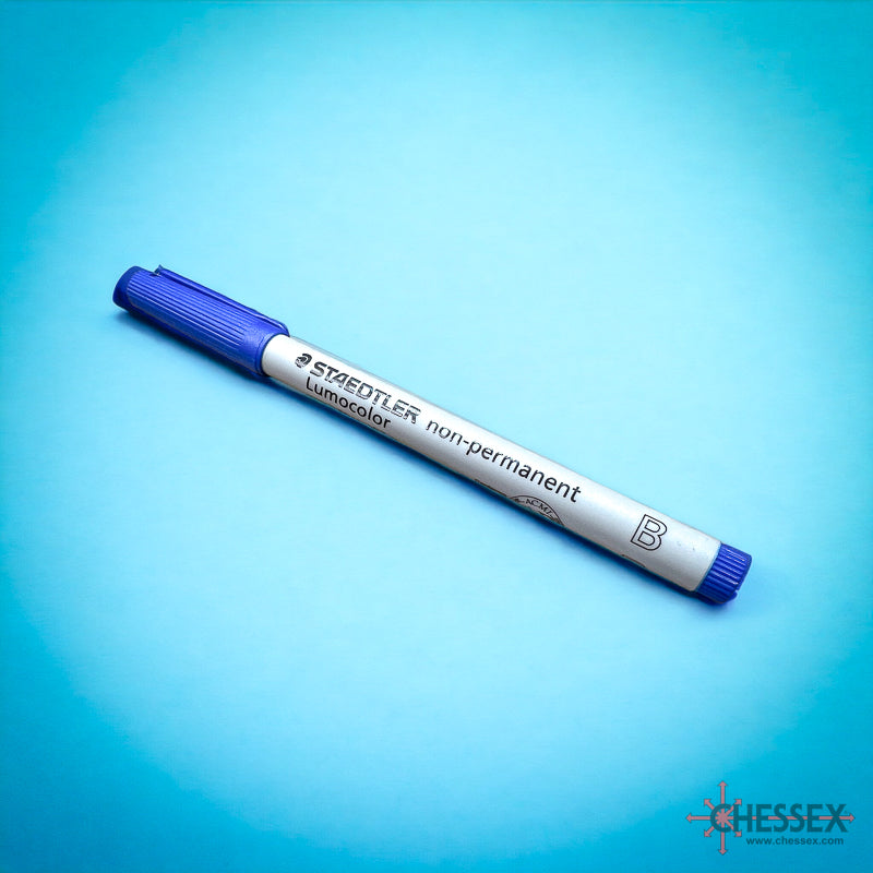 Broad Tip Blue Water Soluble Markers