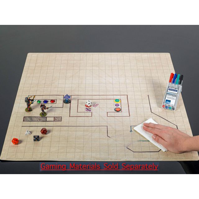 Battlemat: 1 1/2" Reversible Squares & Hexes