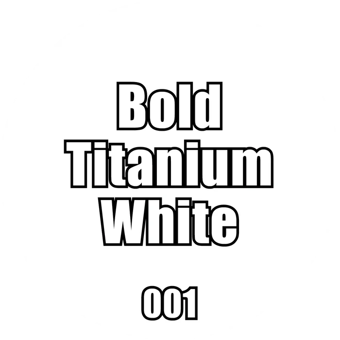 001-Pro Acryl Bold Titanium White