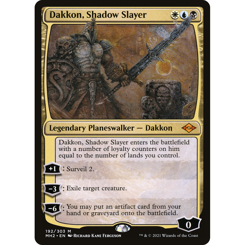 Dakkon, Shadow Slayer (MH2-192) - Modern Horizons 2